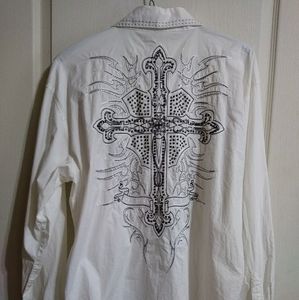 Mens White Victorious Shirt